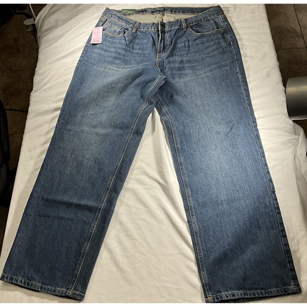 Wild Fable Easy Rigid Mid Rise Straight Dark Denim Jeans Women's Size 17